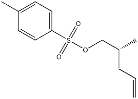 (-)-p-Toluenesulfonic acid (R)-2-methyl-4-pentene-1-yl ester Struktur