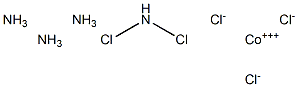 trans-Dichlorotetramminecobalt(III) chloride Struktur