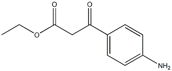 3-(4-Aminophenyl)-3-oxopropionic acid ethyl ester Struktur