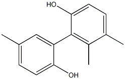 5,5',6-Trimethyl-1,1'-biphenyl-2,2'-diol Struktur