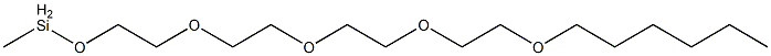 Methyl[2-[2-[2-[2-(hexyloxy)ethoxy]ethoxy]ethoxy]ethoxy]silane Struktur