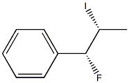 (1R,2R)-1-Fluoro-2-iodo-1-phenylpropane Struktur