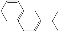 1,4,5,6-Tetrahydro-2-isopropylnaphthalene Struktur