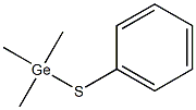 Trimethyl(phenylthio)germane Struktur