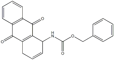 1,4-Dihydro-1-(benzyloxycarbonylamino)-9,10-anthraquinone Struktur