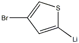 4-Bromo-2-lithiothiophene Struktur