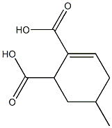 5-Methyl-2-cyclohexene-1,2-dicarboxylic acid Struktur