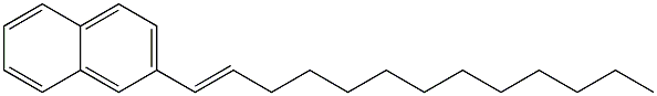 2-(1-Tridecenyl)naphthalene Struktur