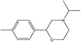 2-(p-Tolyl)-4-isopropylmorpholine Struktur