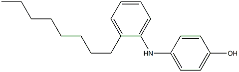 2'-Octyl[iminobisbenzen]-4-ol Struktur