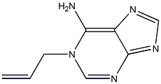 6-Amino-1-(2-propenyl)-1H-purine Struktur