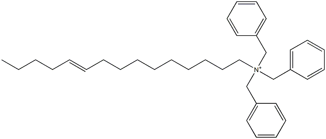 (10-Pentadecenyl)tribenzylaminium Struktur