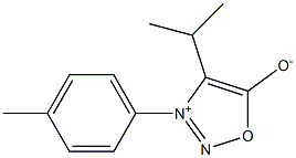 4-Isopropyl-3-(p-methylphenyl)sydnone Struktur