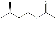 (-)-Acetic acid (R)-3-methylpentyl ester Struktur