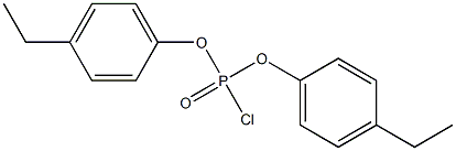 Chlorophosphonic acid=bis(p-ethylphenyl) ester Struktur