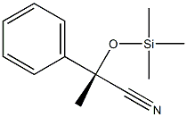 (2S)-2-Phenyl-2-(trimethylsilyloxy)propanenitrile Struktur