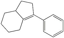 2,4,5,6,7,7a-Hexahydro-3-phenyl-1H-indene Struktur