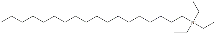 Octadecyltriethylaminium Struktur