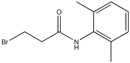 N-(2,6-Dimethylphenyl)-3-bromopropanamide Struktur