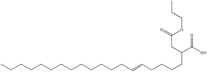 2-(5-Nonadecenyl)succinic acid 1-hydrogen 4-propyl ester Struktur