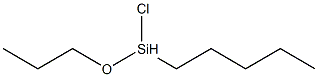 Chloro(propoxy)pentylsilane Struktur