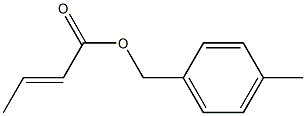 Crotonic acid 4-methylbenzyl ester Struktur