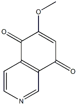 6-Methoxyisoquinoline-5,8-dione Struktur