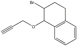 2-Bromo-1-[(2-propyn-1-yl)oxy]tetralin Struktur