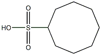 Cyclooctanesulfonic acid Struktur