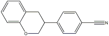 3-(4-Cyanophenyl)-3,4-dihydro-2H-1-benzopyran Struktur