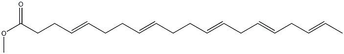 4,8,12,15,18-Icosapentaenoic acid methyl ester Struktur