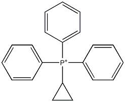 Triphenyl(cyclopropyl)phosphonium Struktur