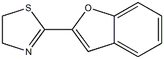 2-(Benzofuran-2-yl)-4,5-dihydrothiazole Struktur