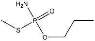 Amidothiophosphoric acid S-methyl O-propyl ester Struktur