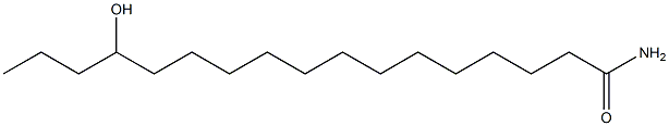 14-Hydroxyheptadecanamide Struktur