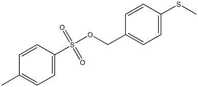 4-Methylbenzenesulfonic acid 4-methylthiobenzyl ester Struktur