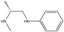 [R,(-)]-N'-Methyl-N-phenyl-1,2-propanediamine Struktur