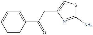 2-Amino-4-(phenylcarbonylmethyl)thiazole Struktur