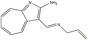 2-Amino-3-(allyliminomethyl)cyclohepta[b]pyrrole Struktur