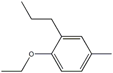 1-Ethoxy-4-methyl-2-propylbenzene Struktur