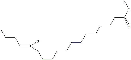 13,14-Epithiostearic acid methyl ester Struktur