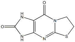 1,3,6,7-Tetrahydrothiazolo[3,2-a]purine-2,9-dione Struktur