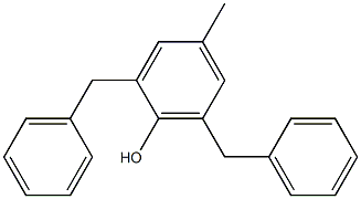 2,6-Dibenzyl-p-cresol Struktur