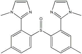 1-Methyl-1H-imidazol-2-yl(4-methylphenyl) sulfoxide Struktur