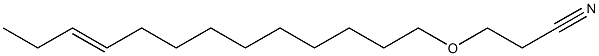 3-(10-Tridecenyloxy)propiononitrile Struktur