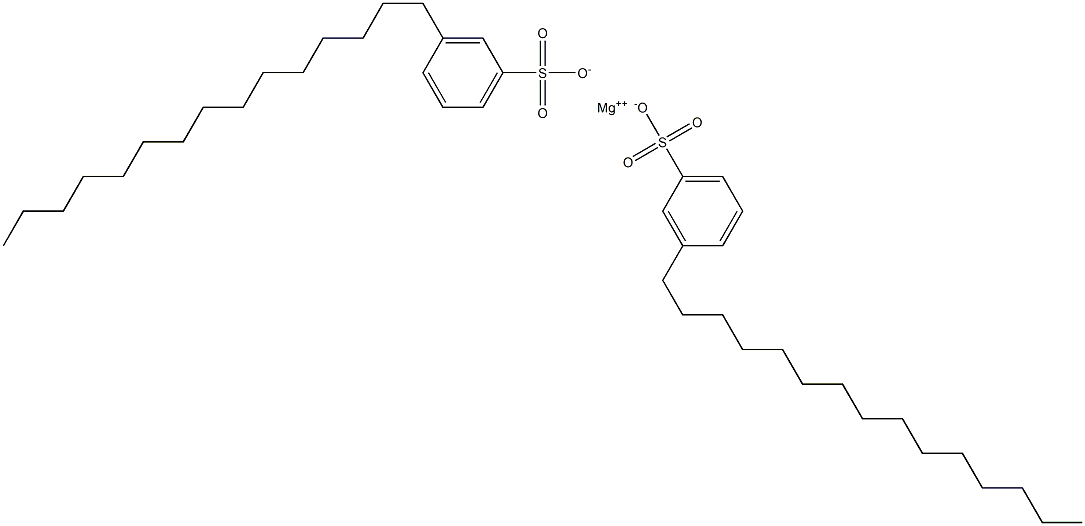 Bis(3-pentadecylbenzenesulfonic acid)magnesium salt Struktur