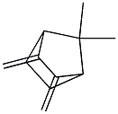 7,7-Dimethyl-2,3-dimethylenebicyclo[2.2.1]heptane Struktur