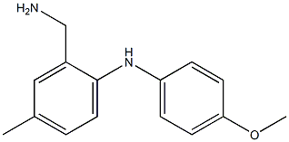 N-(4-Methoxyphenyl)-2-amino-5-methylphenylmethanamine Struktur