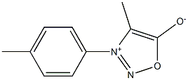 4-Methyl-3-(4-methylphenyl)sydnone Struktur