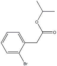 (o-Bromophenyl)acetic acid isopropyl ester Struktur